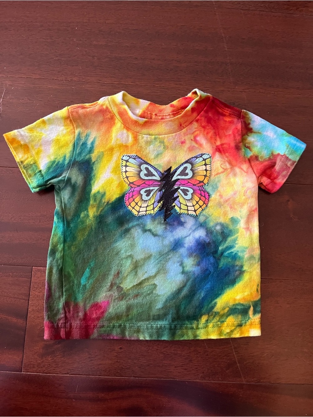 Grateful butterfly ❤️⚡️🦋 ice dyed shakedown lot baby hippie sphere dead festival